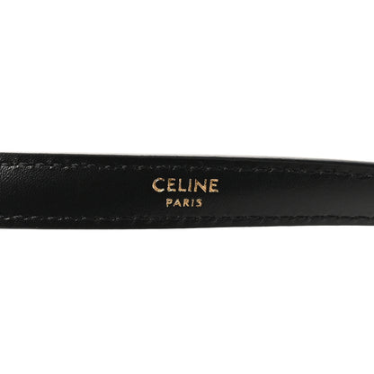 Celine Taurillon Calfskin 13mm Mini Maison Belt 85 34 Black 3 of 6