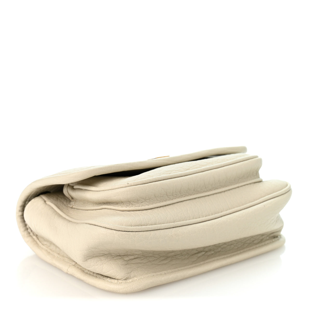 Grained Lambskin Monogram Mini Niki Chain Satchel Crema Soft