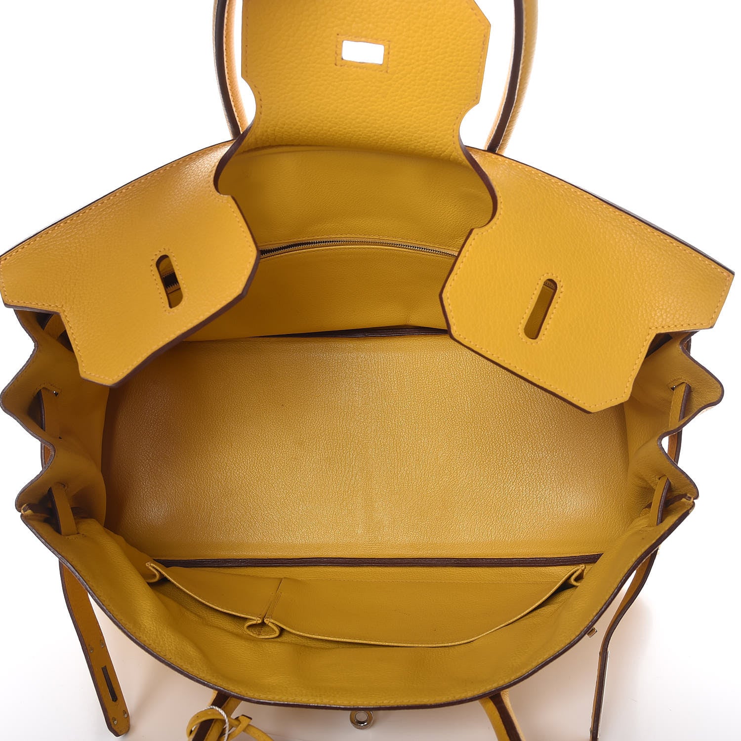 Hermes Taurillon Clemence JPG Shoulder Birkin II Soleil 6 of 39
