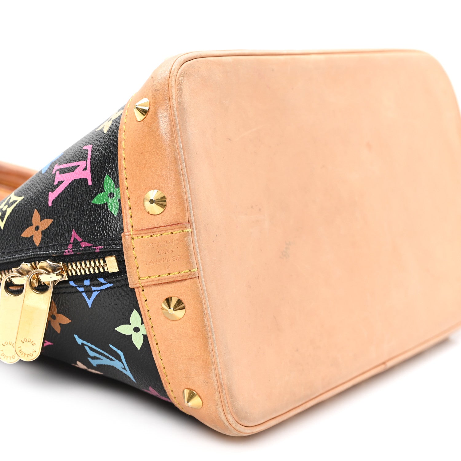 Louis Vuitton Monogram Multicolor Alma Black 8 of 11