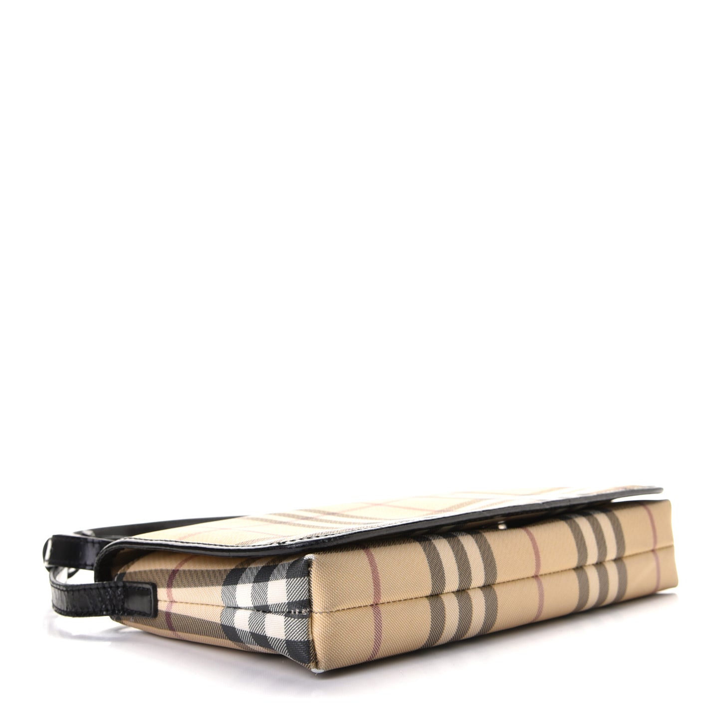 House Check Shoulder Bag Black