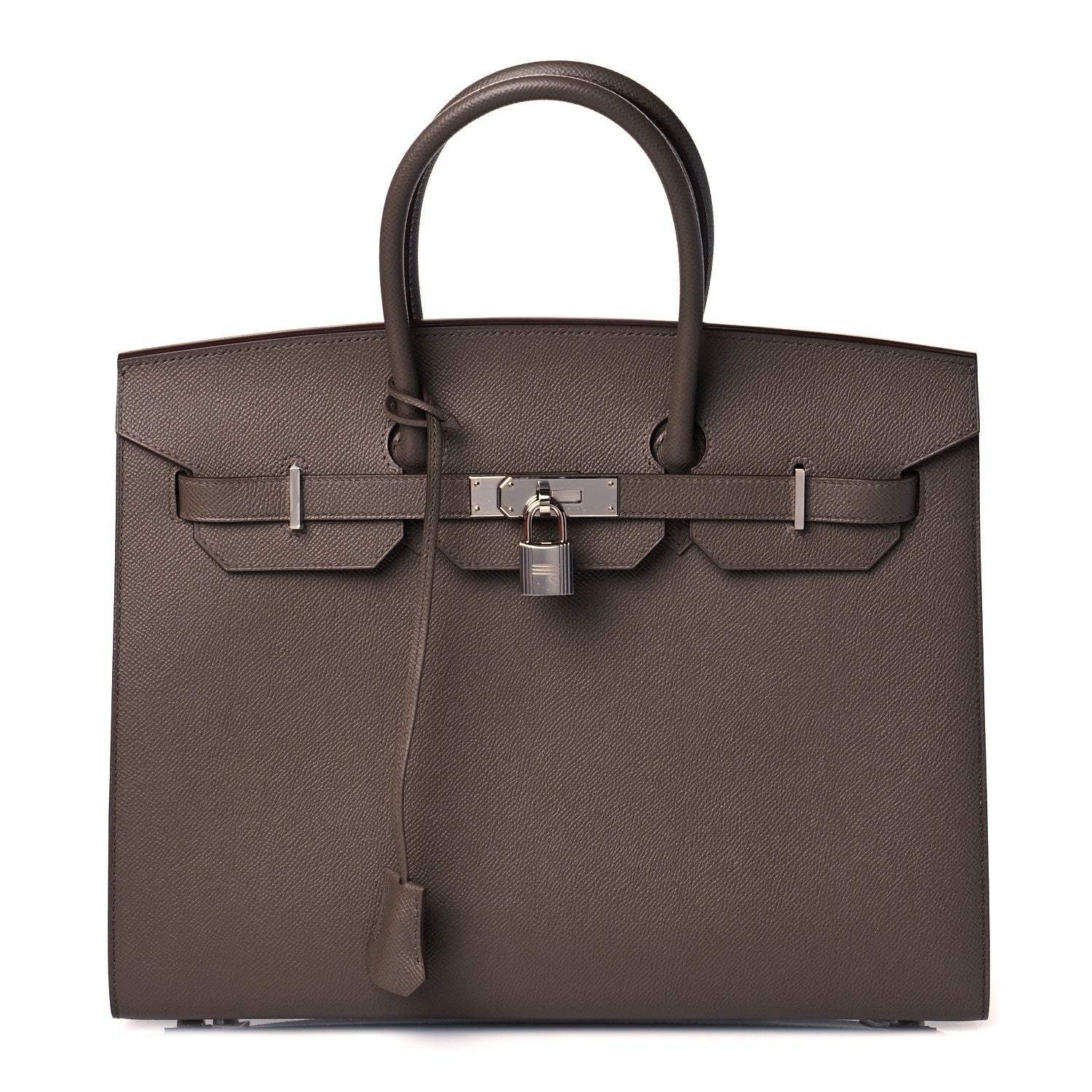 Hermes Epsom Birkin Sellier 35 Etain 1 of 11