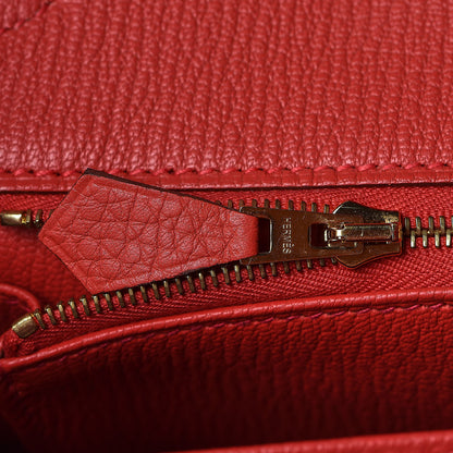 Hermes Taurillon Clemence Birkin 35 Rose Jaipur 19 of 35
