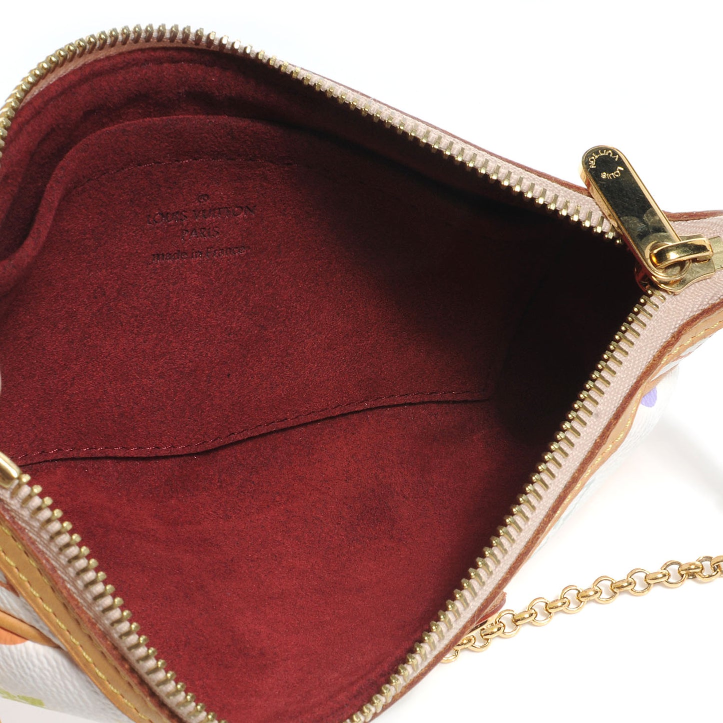 Monogram Multicolor Pochette Milla MM White