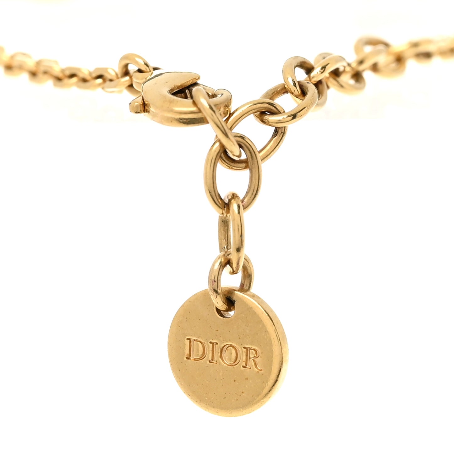 Metal Crystal CD Star Bracelet Gold