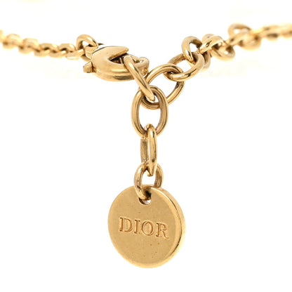 Christian Dior Metal Crystal CD Star Bracelet Gold 4 of 4