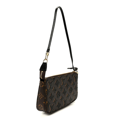 Louis Vuitton Monogram Sequins Pochette Accessories Black 2 of 9