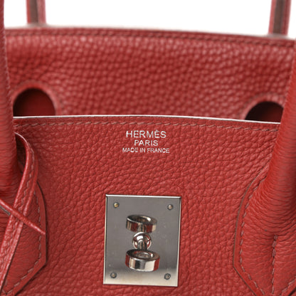 Hermes Togo Birkin 30 Rouge Garance 6 of 14
