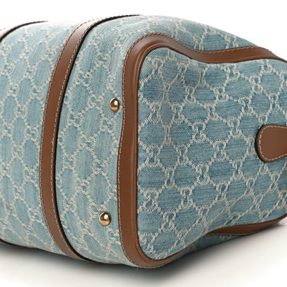 Gucci Denim Monogram Medium Joy Boston Blue 12 of 12