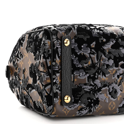 Louis Vuitton Monogram Fleur De Jais Sequins Speedy 30 9 of 11