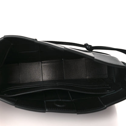 Bottega Veneta Calfskin Maxi Intrecciato Cassette Pouch On Strap Black 5 of 8