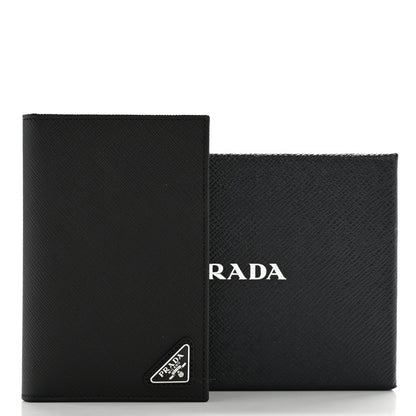Prada Saffiano Passport Holder Black 8 of 8