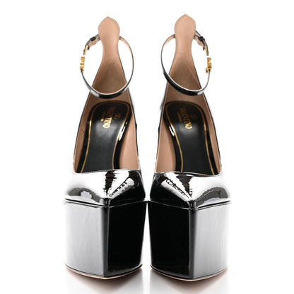 Valentino Garavani Patent Tan-Go 65/165mm Platform Pumps 38 Black 2 of 16