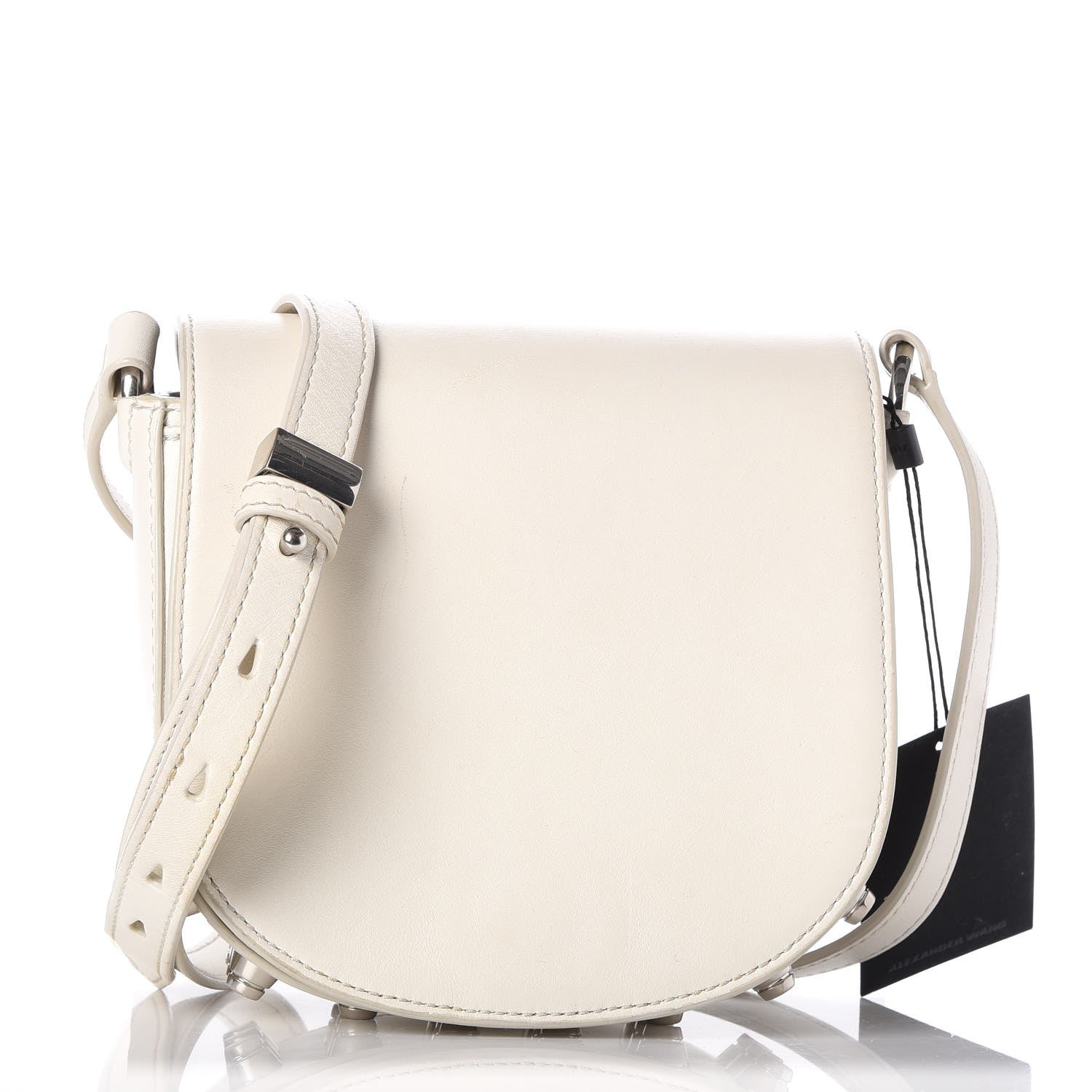 Alexander Wang Calfskin Small Lia Sling Milk Rhodium Hardware 1 of 12
