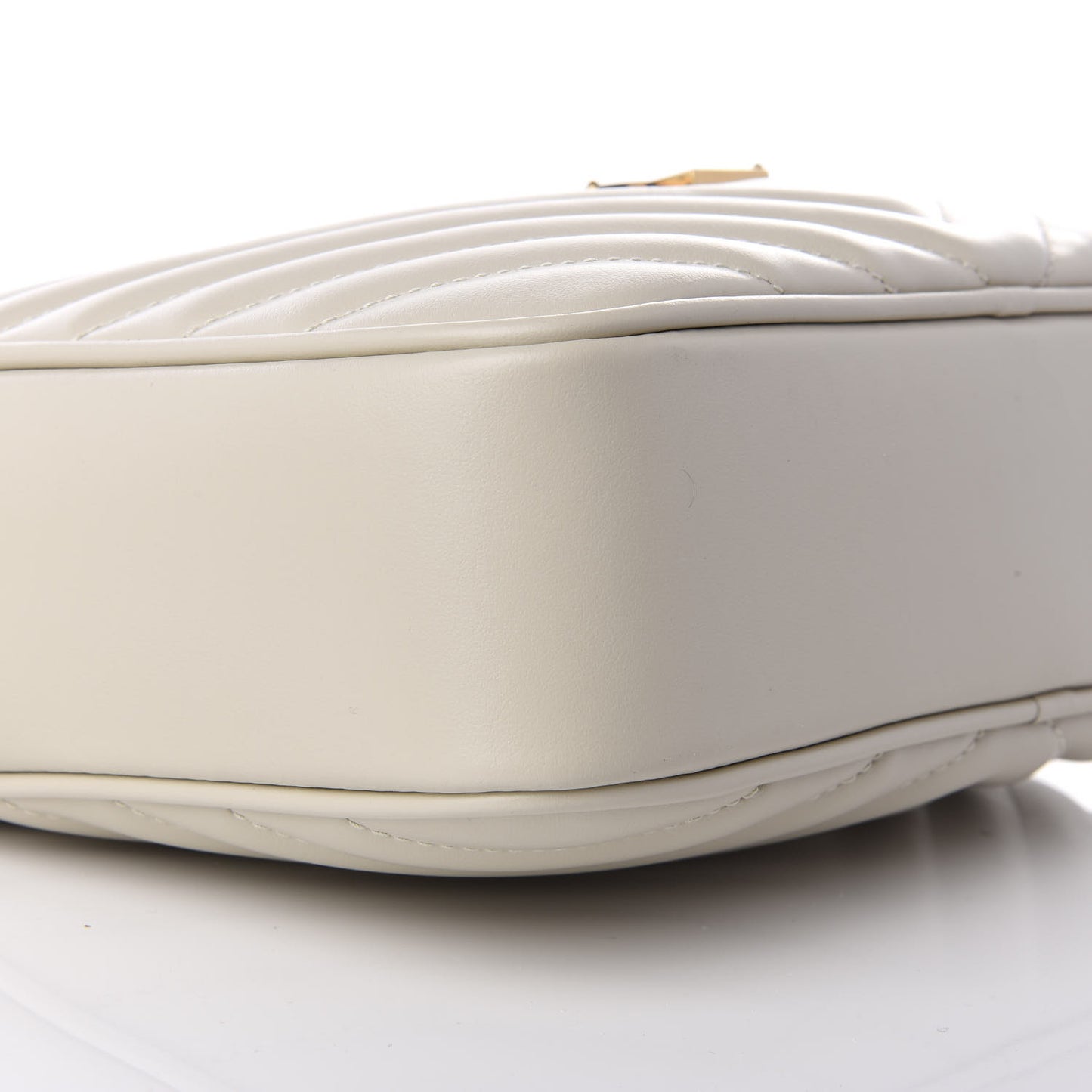 Calfskin Matelasse Monogram Lou Camera Bag Crema Soft