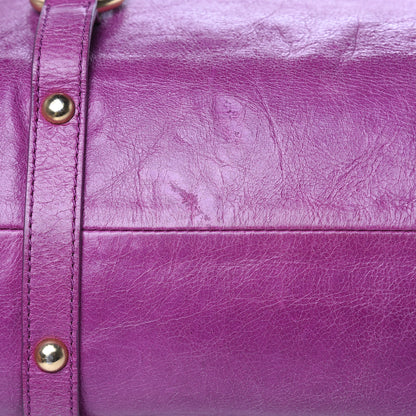 Miu Miu Vitello Lux Medium Bow Bag Fuchsia 13 of 16