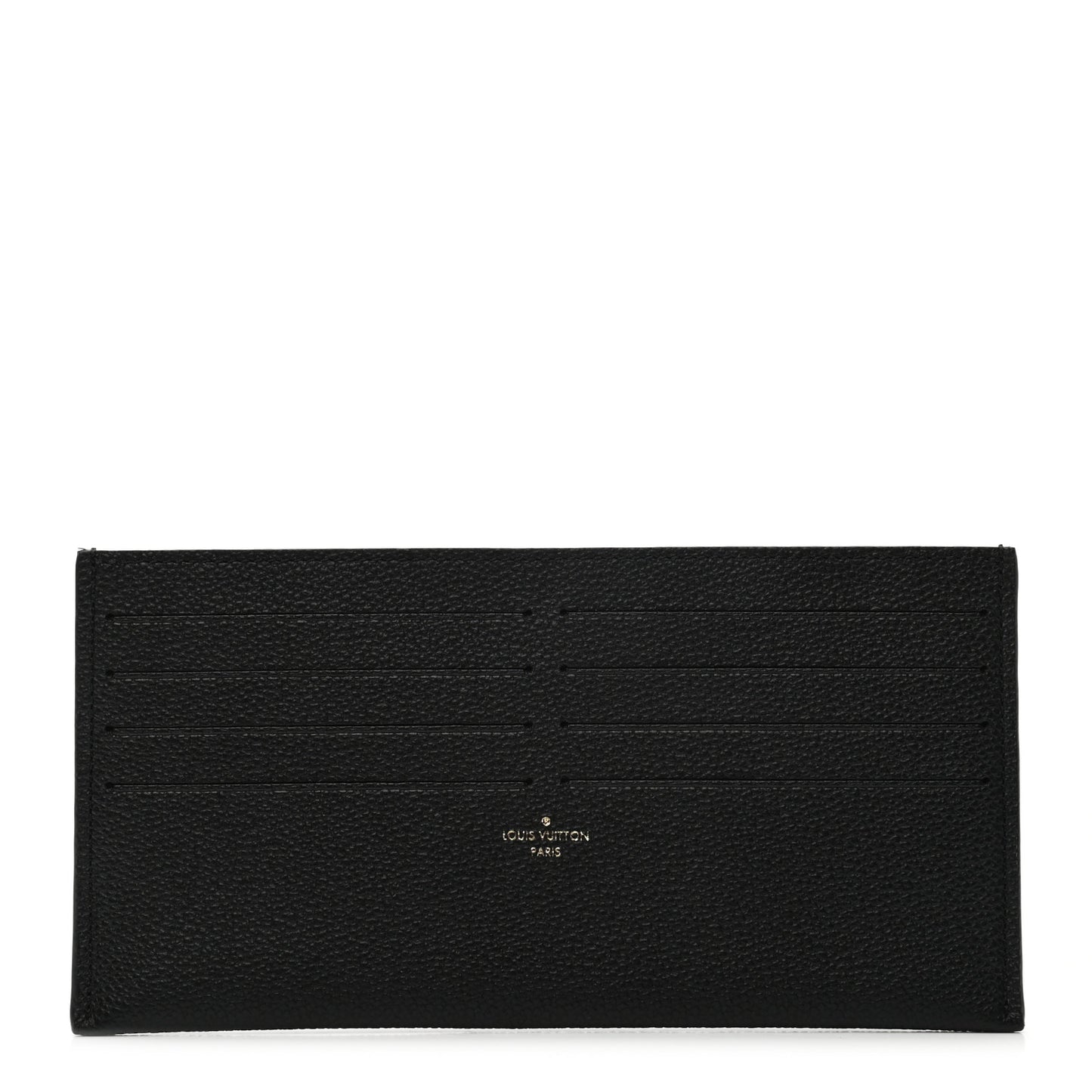 Calfskin Felicie Card Holder Insert Black