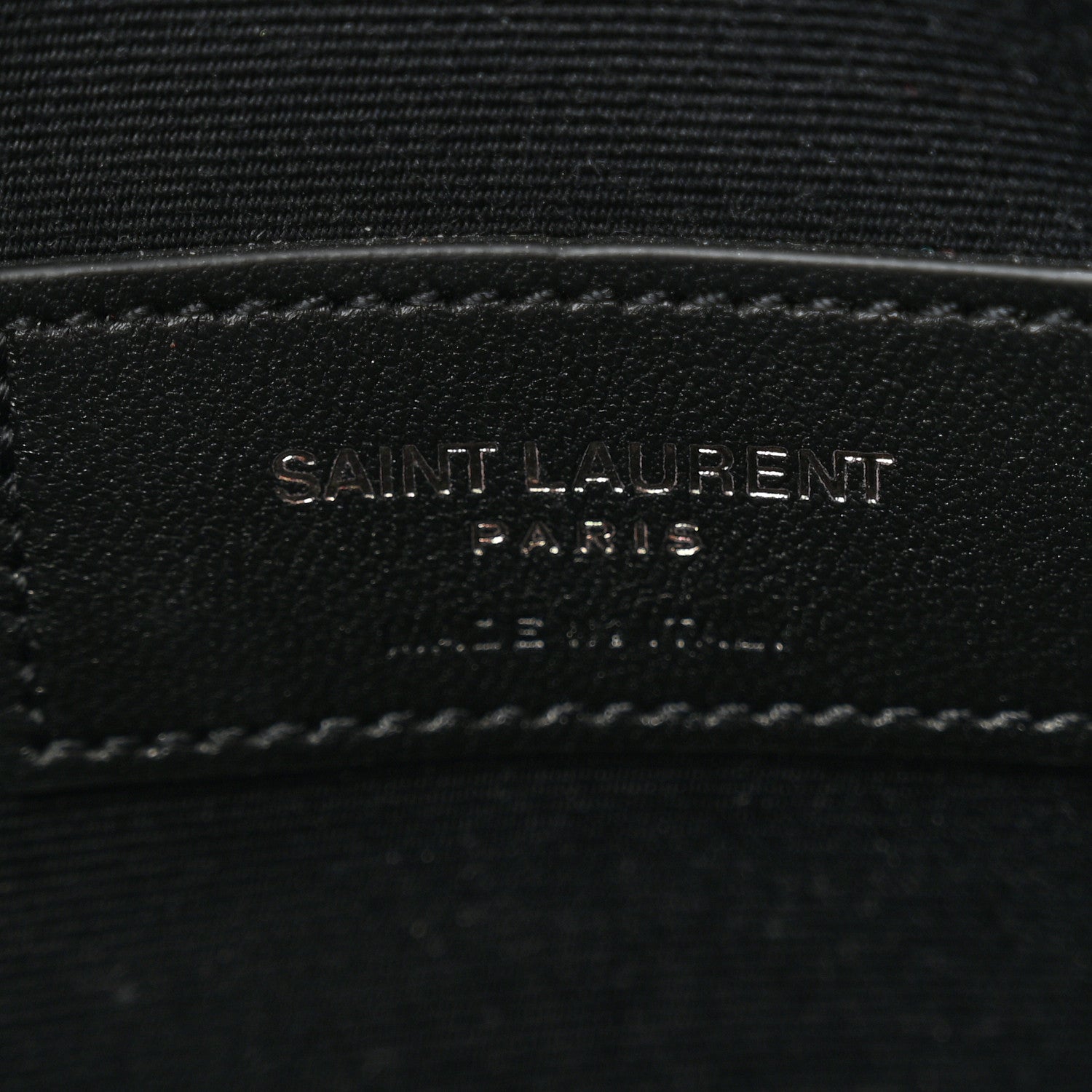 Saint Laurent Crinkled Calfskin Matelasse Niki Bill Pouch Red 6 of 9