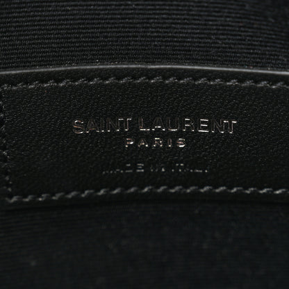 Saint Laurent Crinkled Calfskin Matelasse Niki Bill Pouch Red 6 of 9