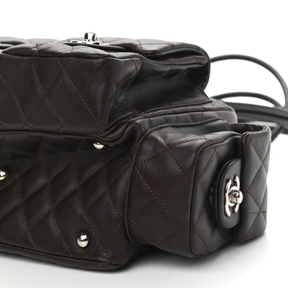 Chanel Calfskin Quilted Large Cambon Multipocket Reporter Brown 9 of 11