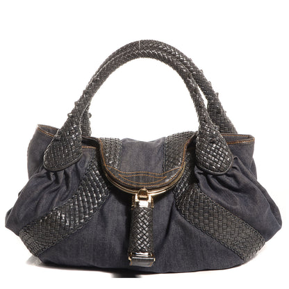 Fendi Denim Spalmati Woven Spy Blue 1 of 9