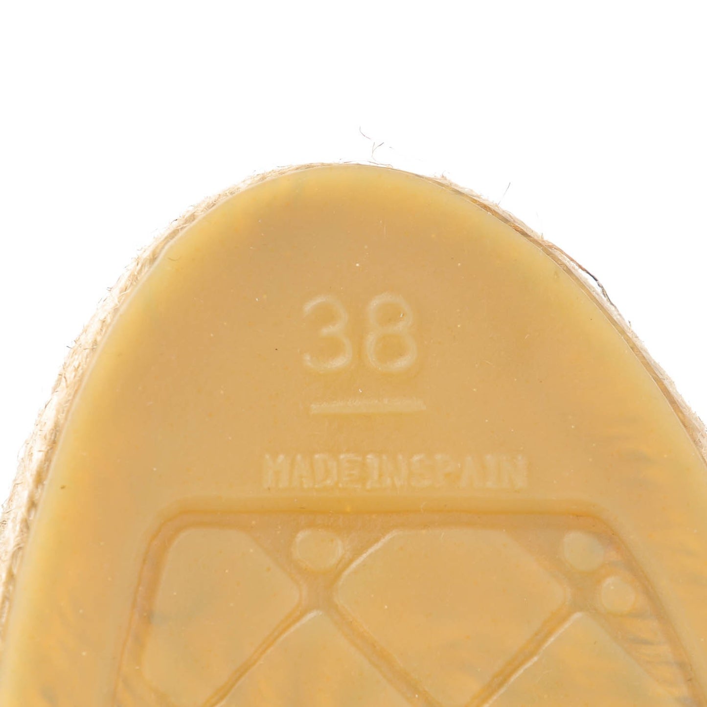 Lambskin CC Espadrilles 38 Black