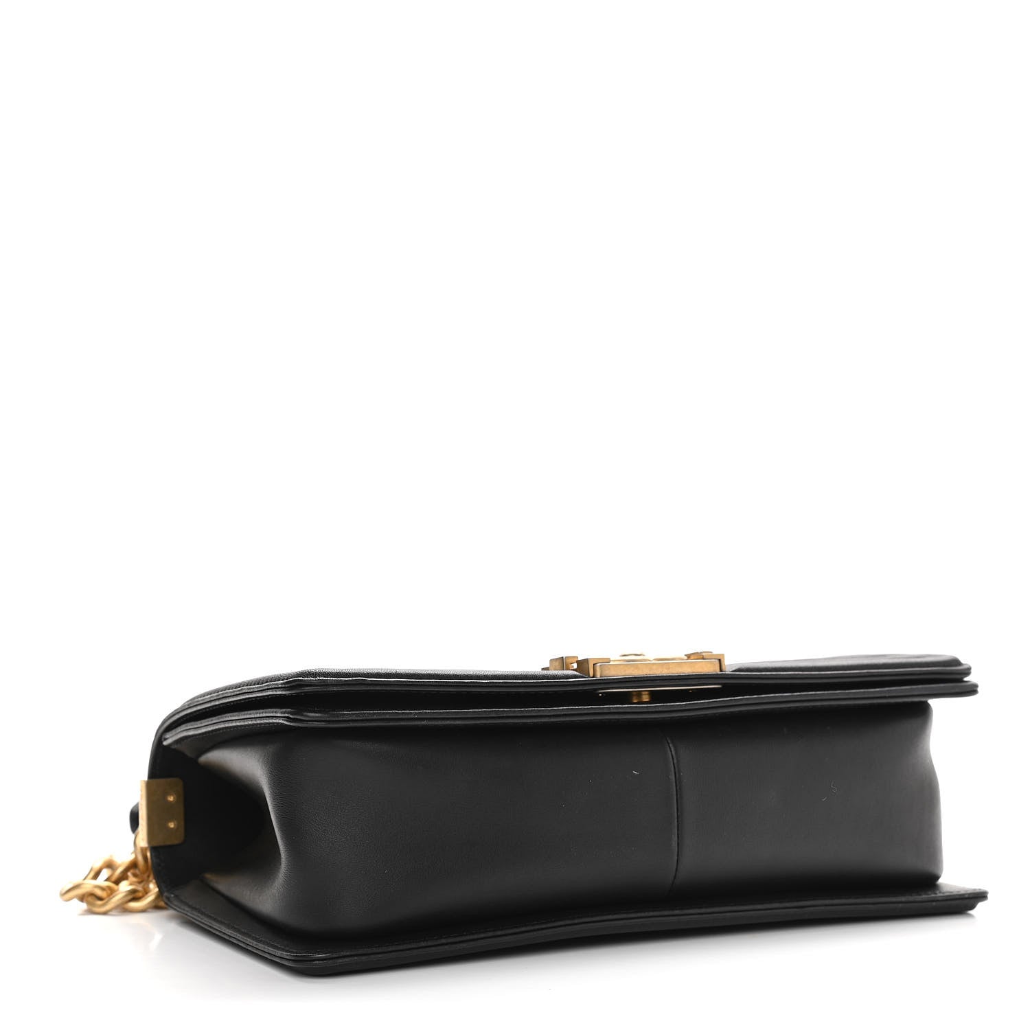 Chanel Lambskin Quilted Medium Boy Flap Black 4 of 10