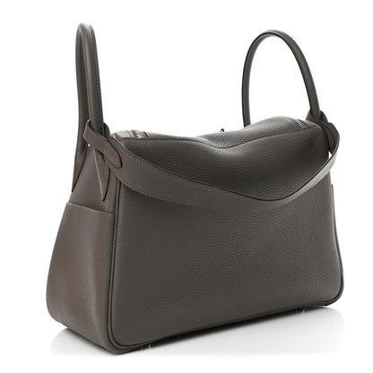 Hermes Taurillon Clemence Lindy 30 Etain 2 of 4