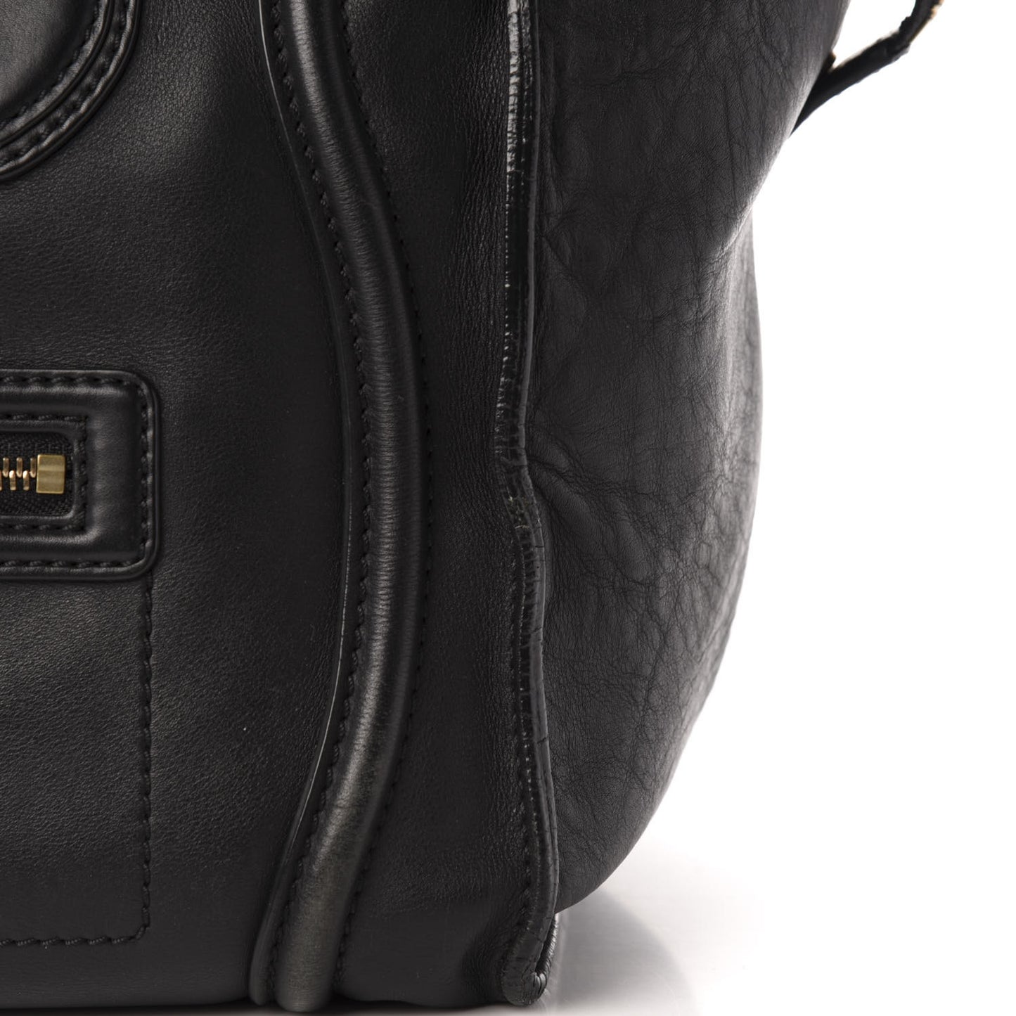 Smooth Calfskin Mini Luggage Black