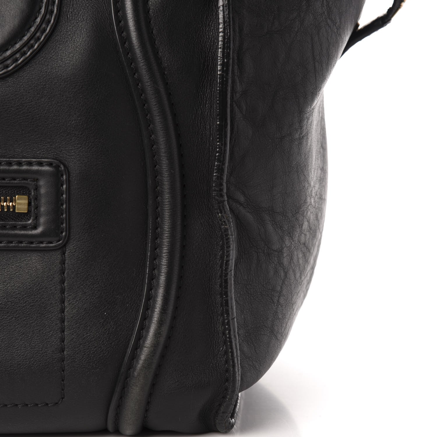 Celine Smooth Calfskin Mini Luggage Black 12 of 13