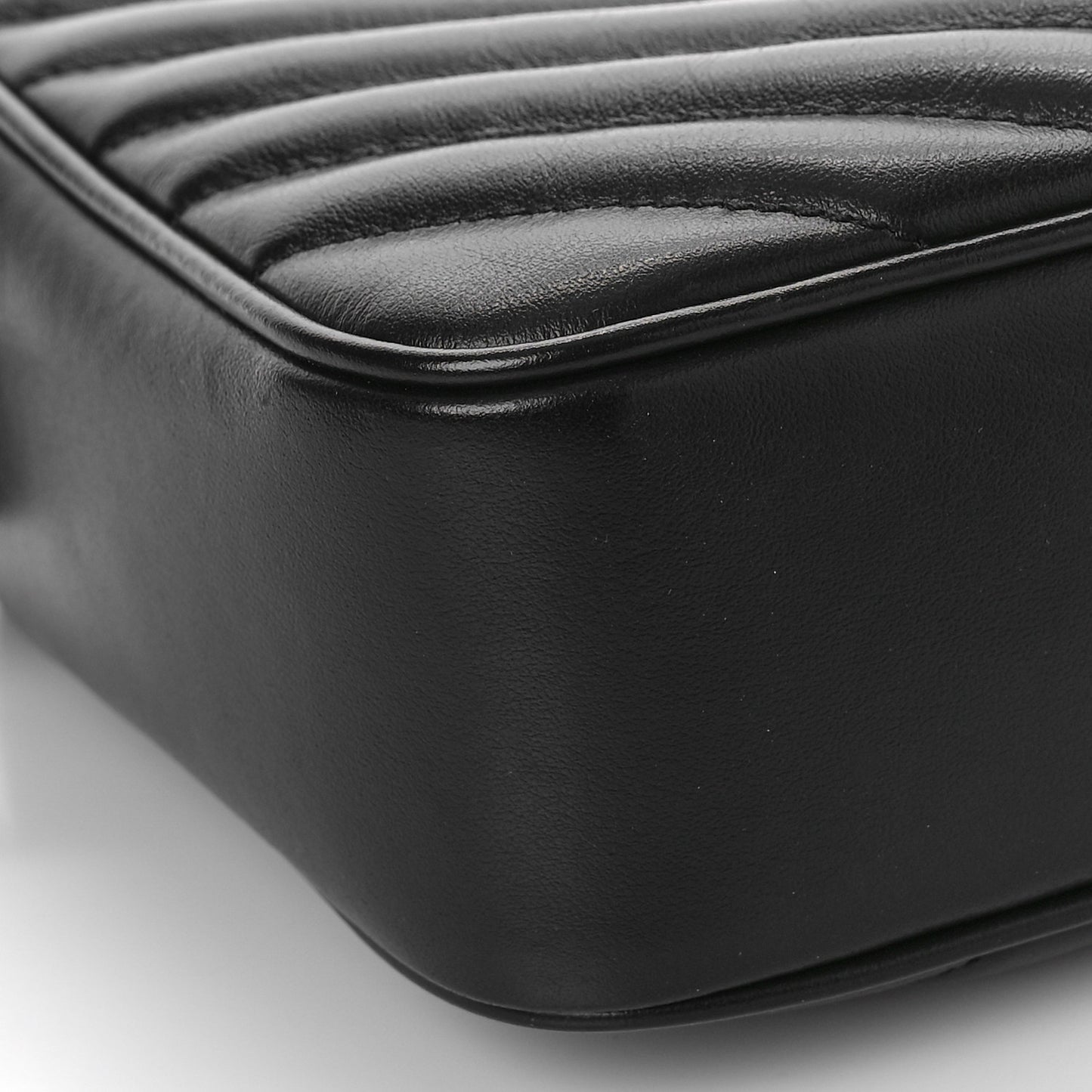 Calfskin Matelasse Monogram Lou Camera Bag Black