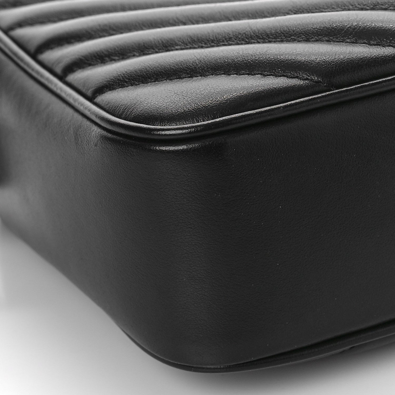 Saint Laurent Calfskin Matelasse Monogram Lou Camera Bag Black 7 of 8
