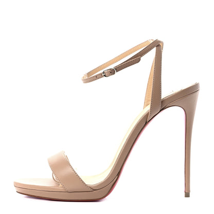 Christian Louboutin Nappa Loubi Queen 120 Pumps 41 Nude 1 of 7