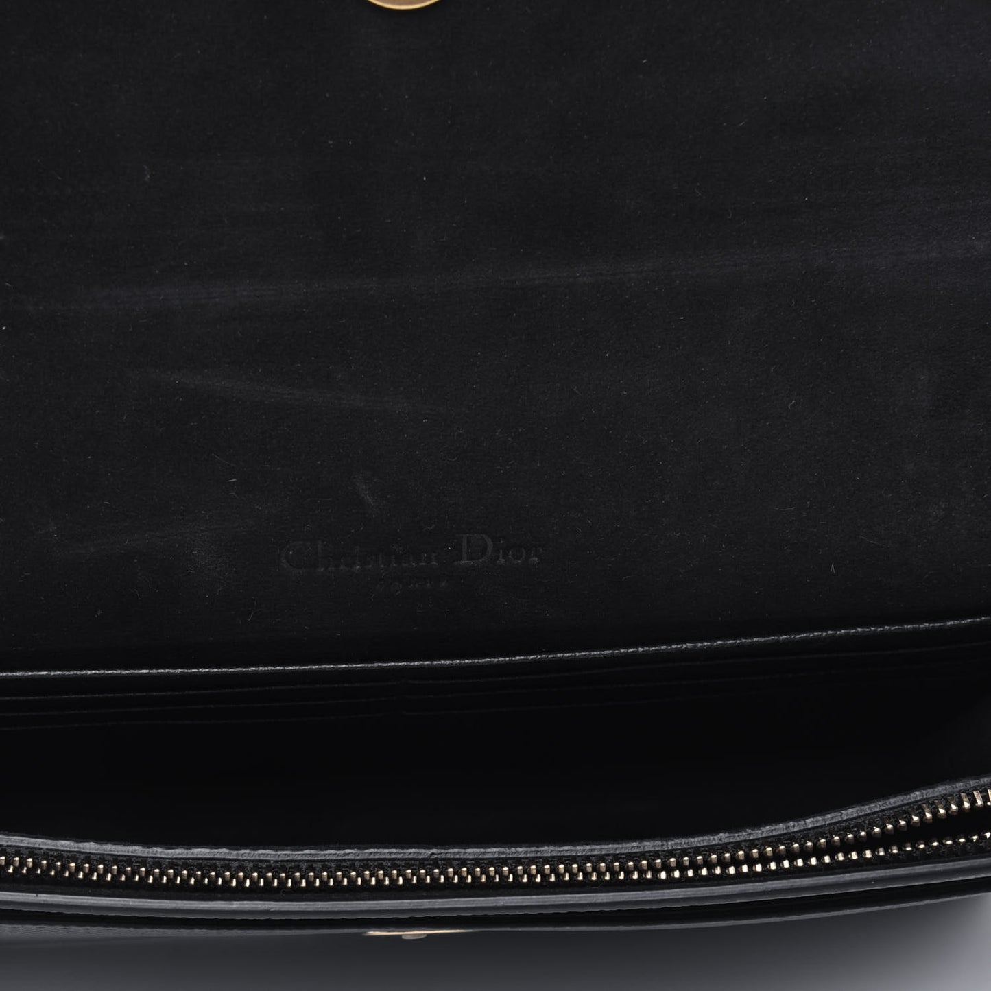 Grained Calfskin Saddle Pouch Black