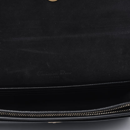Christian Dior Grained Calfskin Saddle Pouch Black 4 of 4