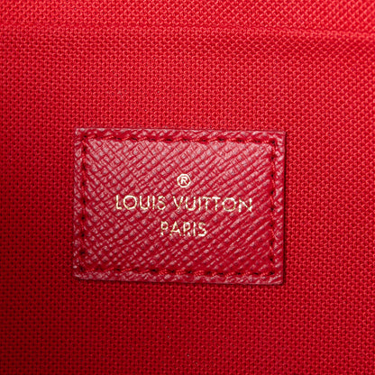 Louis Vuitton Damier Ebene Pochette Felicie Chain Wallet 7 of 17