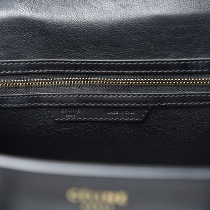 Celine Linen Smooth Calfskin Mini Bi-Color Luggage Natural Black 6 of 19