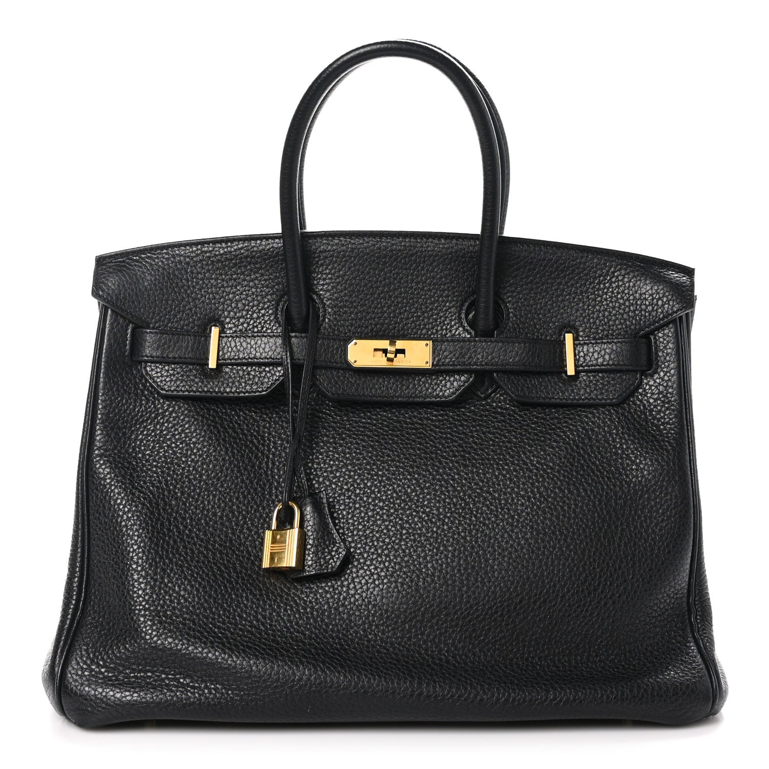 Hermes Taurillon Clemence Birkin 35 Black 1 of 12