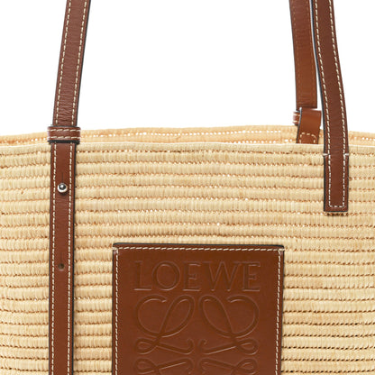 Loewe Raffia Small Square Basket Tote Bag Natural Tan 8 of 10