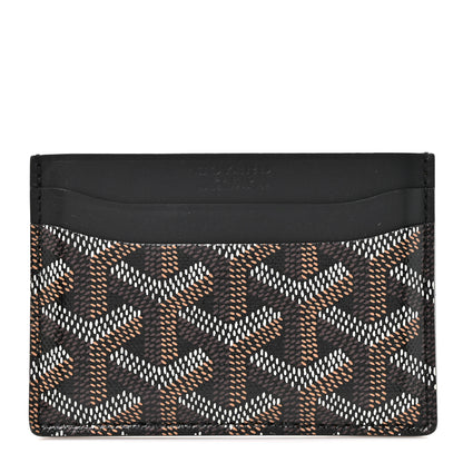 Goyard Goyardine Saint Sulpice Card Holder Black 1 of 6