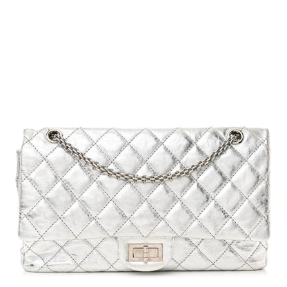 Chanel Metallic Aged Calfskin Quilted 2.55 Reissue 227 Flap Silver 1 of 11