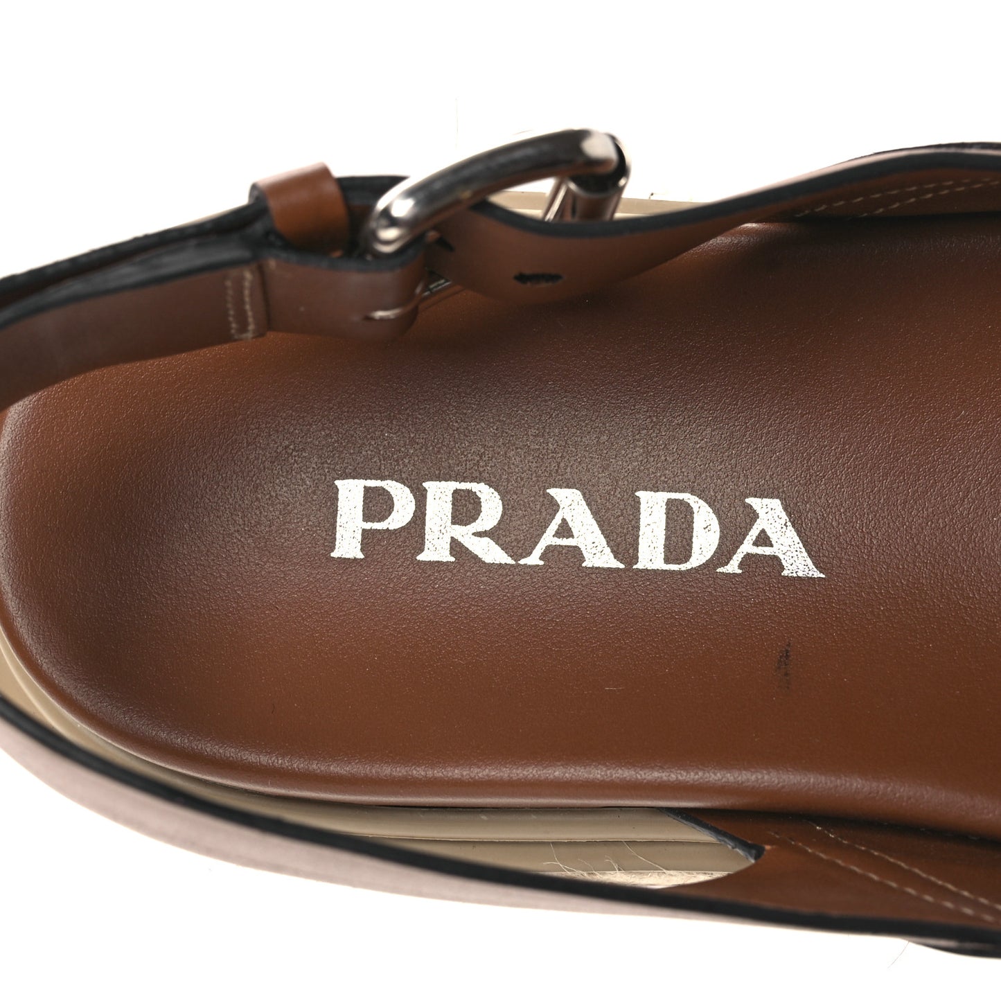 Vitello Soft Espadrilles Platform Sandals 39.5 Cognac