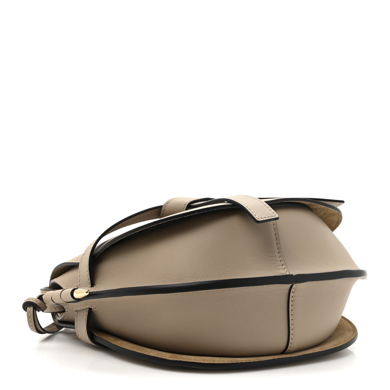 Loewe Soft Calfskin Jacquard Small Gate Crossbody Bag Sand 4 of 11