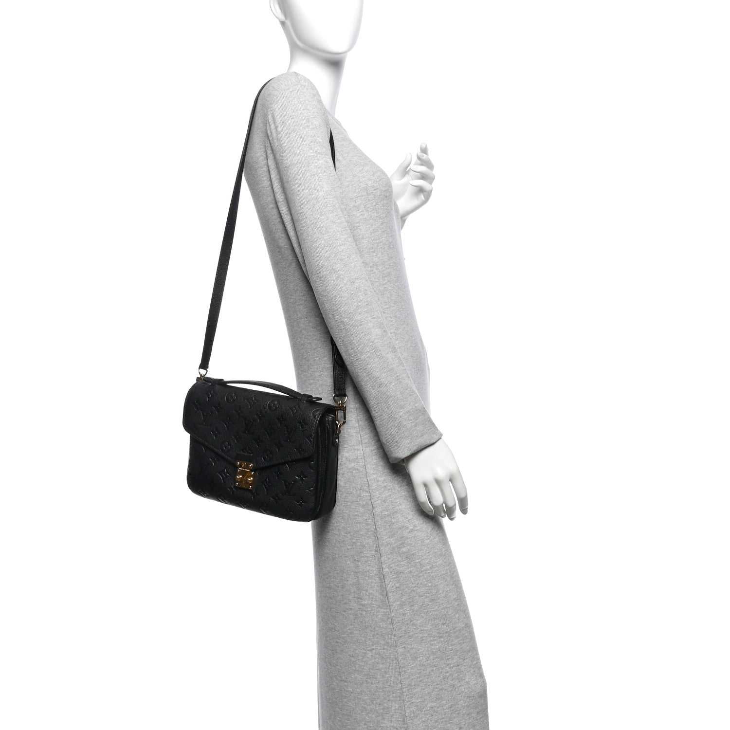 Louis Vuitton Empreinte Pochette Metis Black 2 of 10