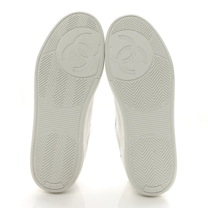 Chanel Calfskin Womens CC Logo Sneakers 40.5 White 5 of 8