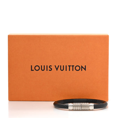 Louis Vuitton Damier Graphite Digit Bracelet 19 6 of 6