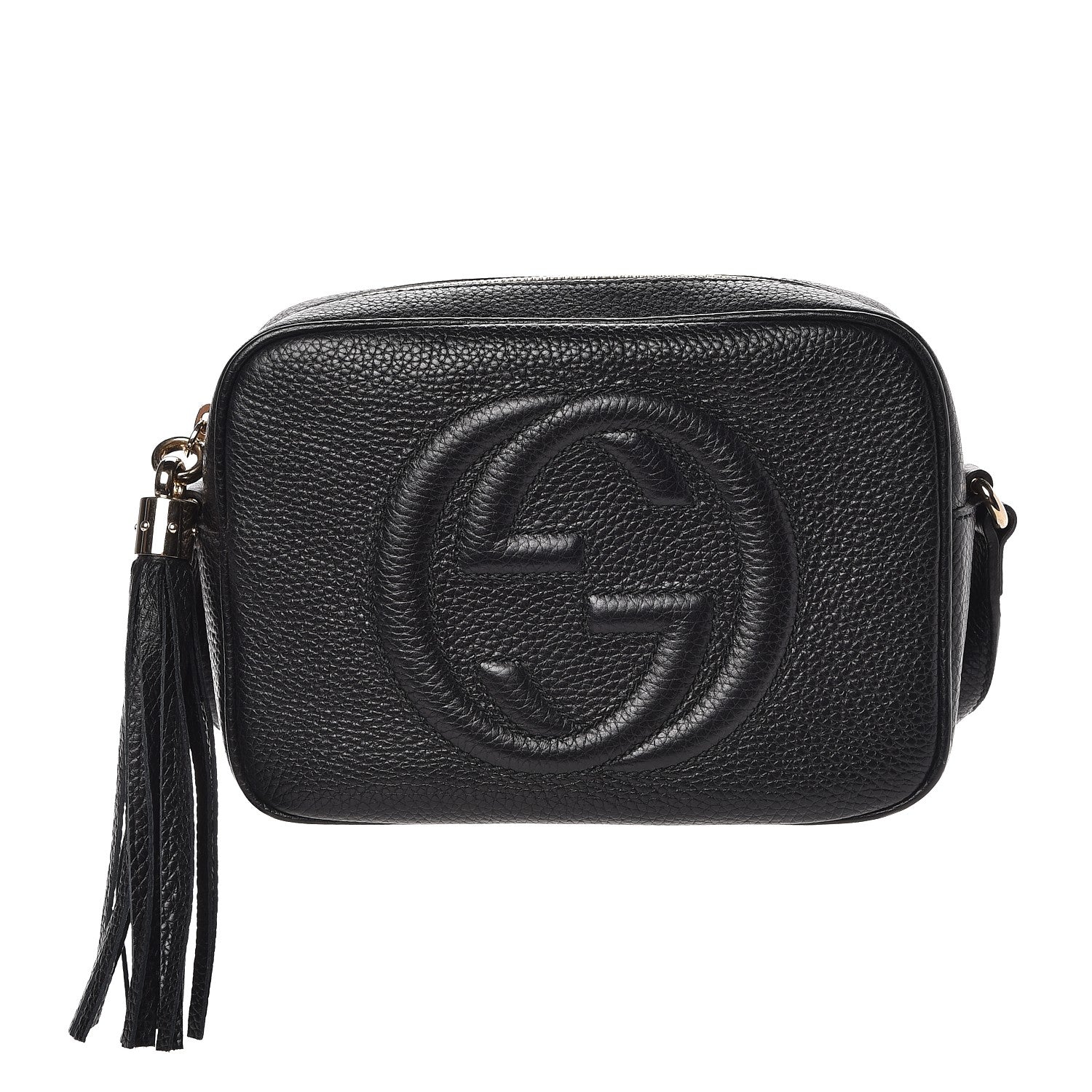 Gucci Pebbled Calfskin Small Soho Disco Bag Black 1 of 7