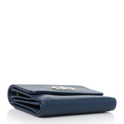 Christian Dior Calfskin 30 Montaigne Wallet Blue 4 of 6