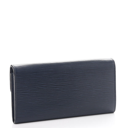 Louis Vuitton Epi Emilie Wallet Indigo 3 of 7