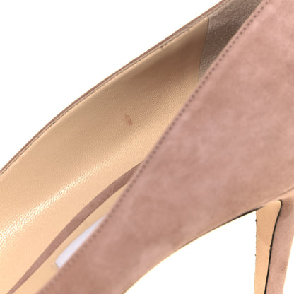 Jimmy Choo Suede Bridget 85 Pumps 41.5 Ballet Pink 7 of 8